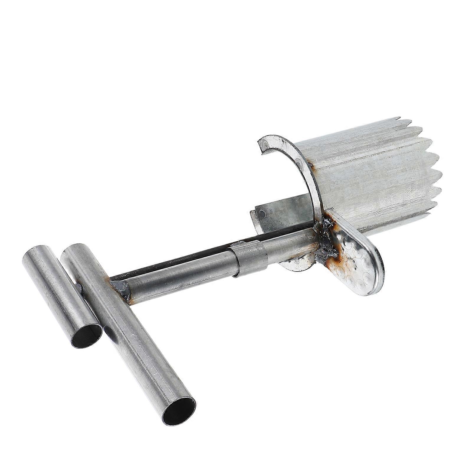 Stainless Steel Garden Transplanter Tool With Handle For Home Use 1Pcs