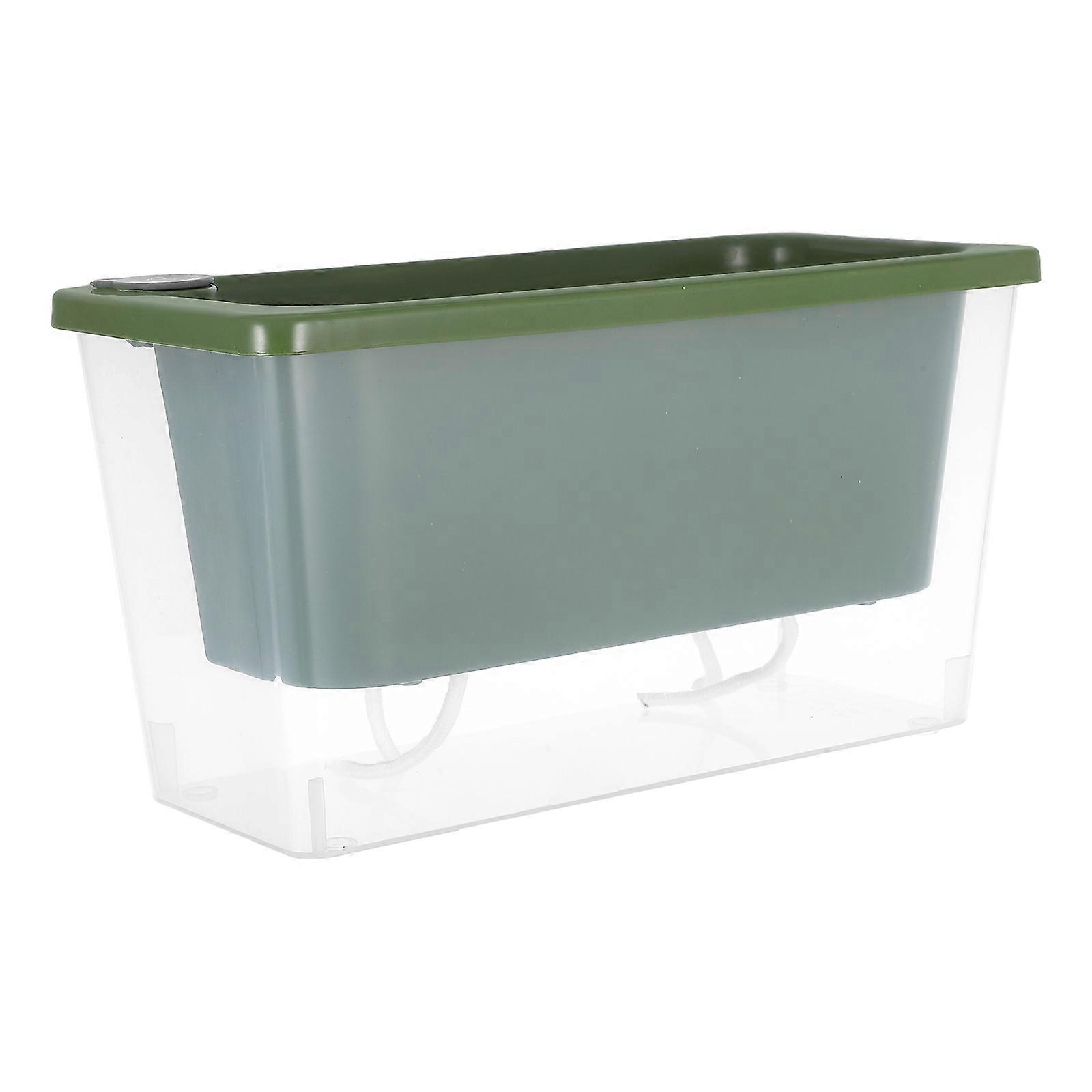 It sounds like you're describing a **self watering planter insert** designed for compact spaces, ideal for growing vegetables and herbs indoors.