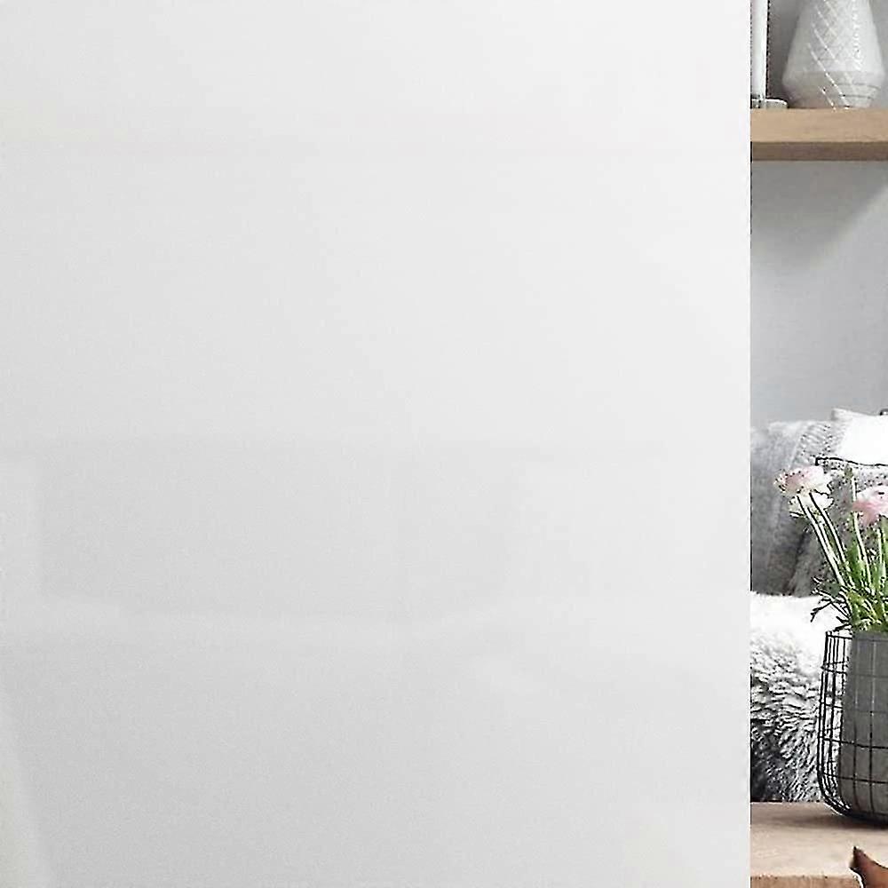 Frosted Window Privacy Film - Removable Static Cling Covering for Opaque Glass