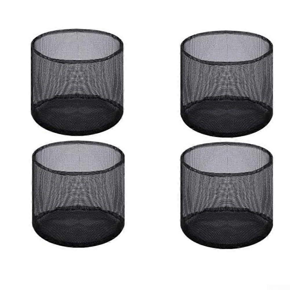 For aquatic plant growth containers, 4 pieces, reusable mesh bags for drainage (round).