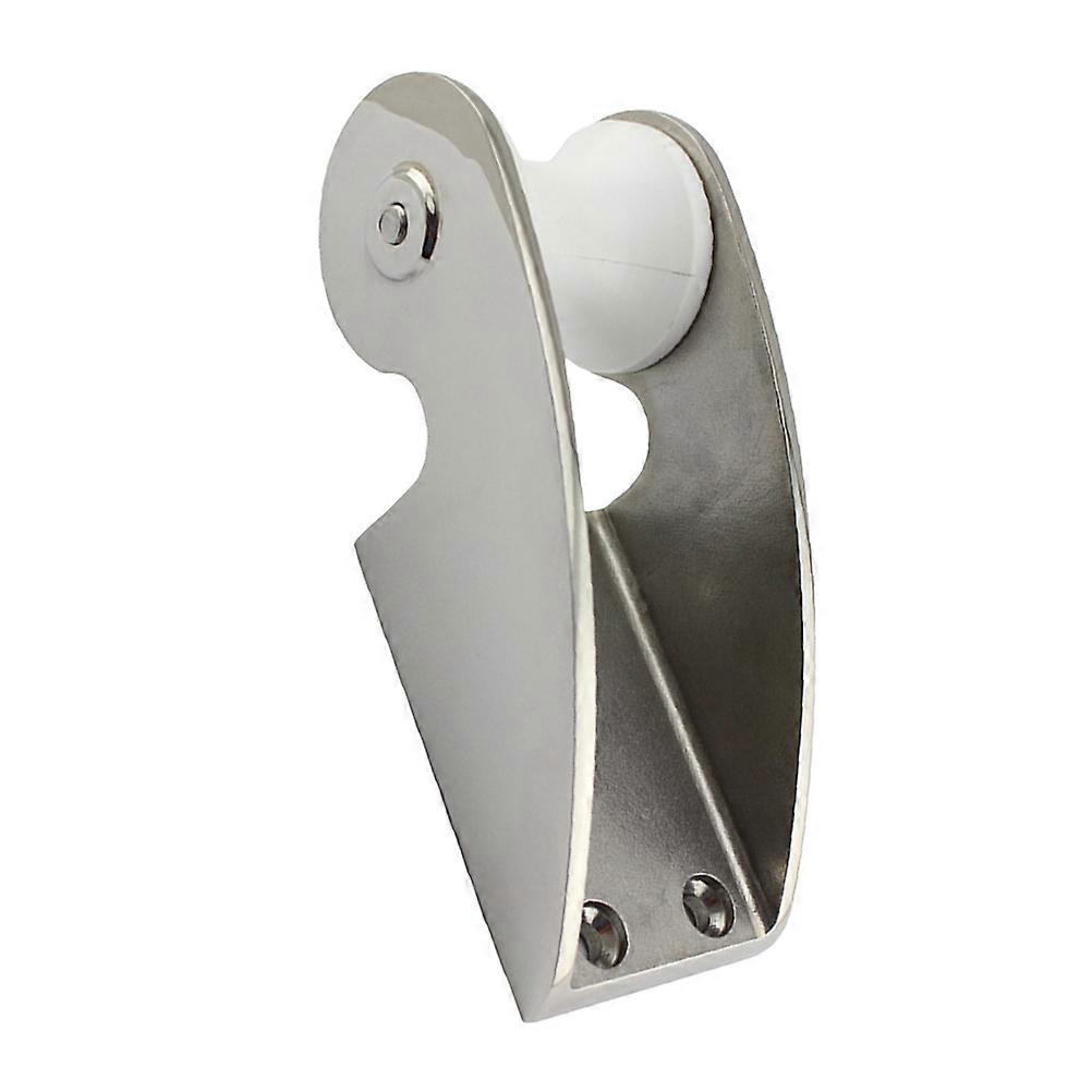 It sounds like you're referring to a **stainless steel bow anchor roller** designed for yachts, which includes features like:
**Friction reducing
