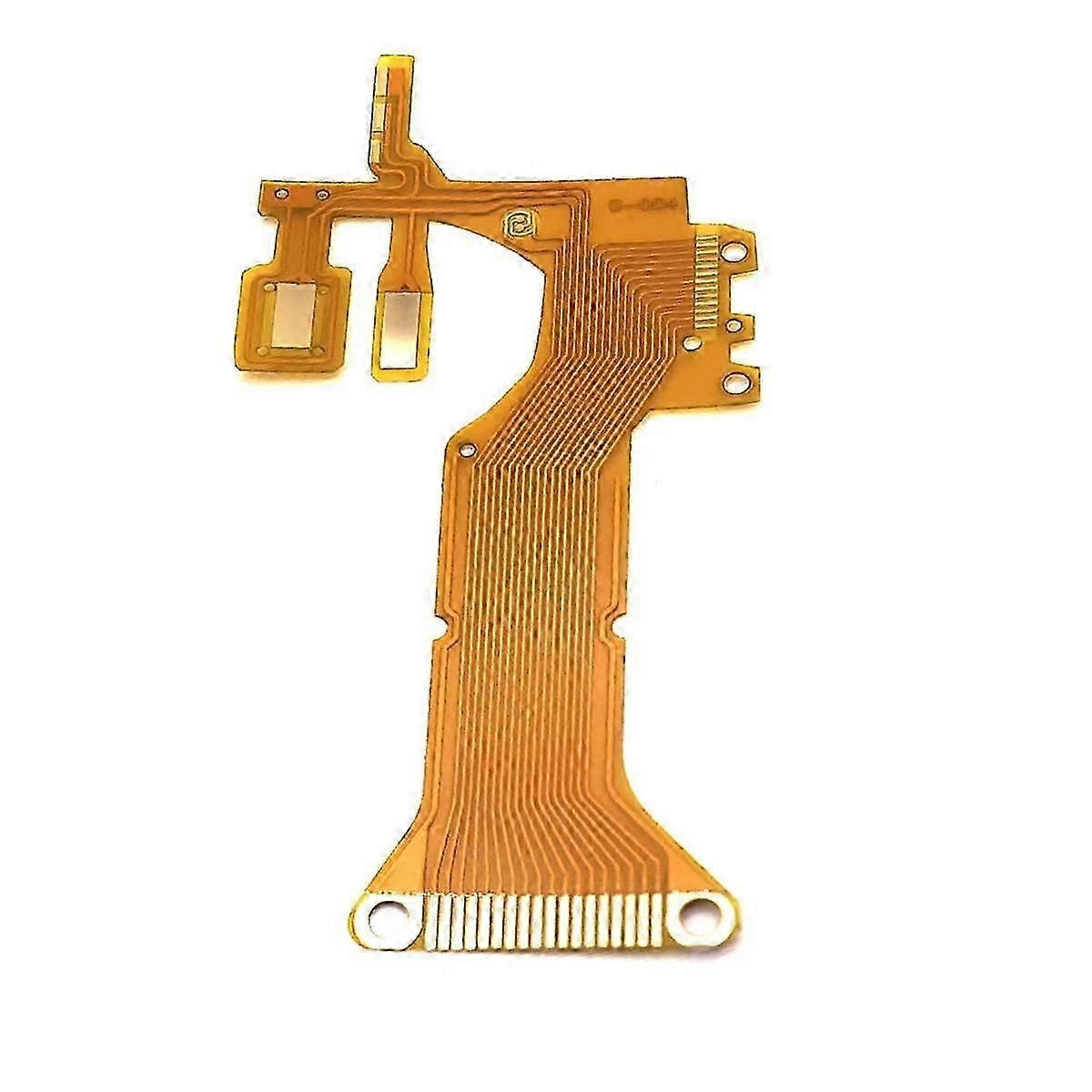 LCD Function Keyboard Button Back Cover Flex Cable Replacement for Big Mini A4 35mm Camera - Repair Part--Yellow