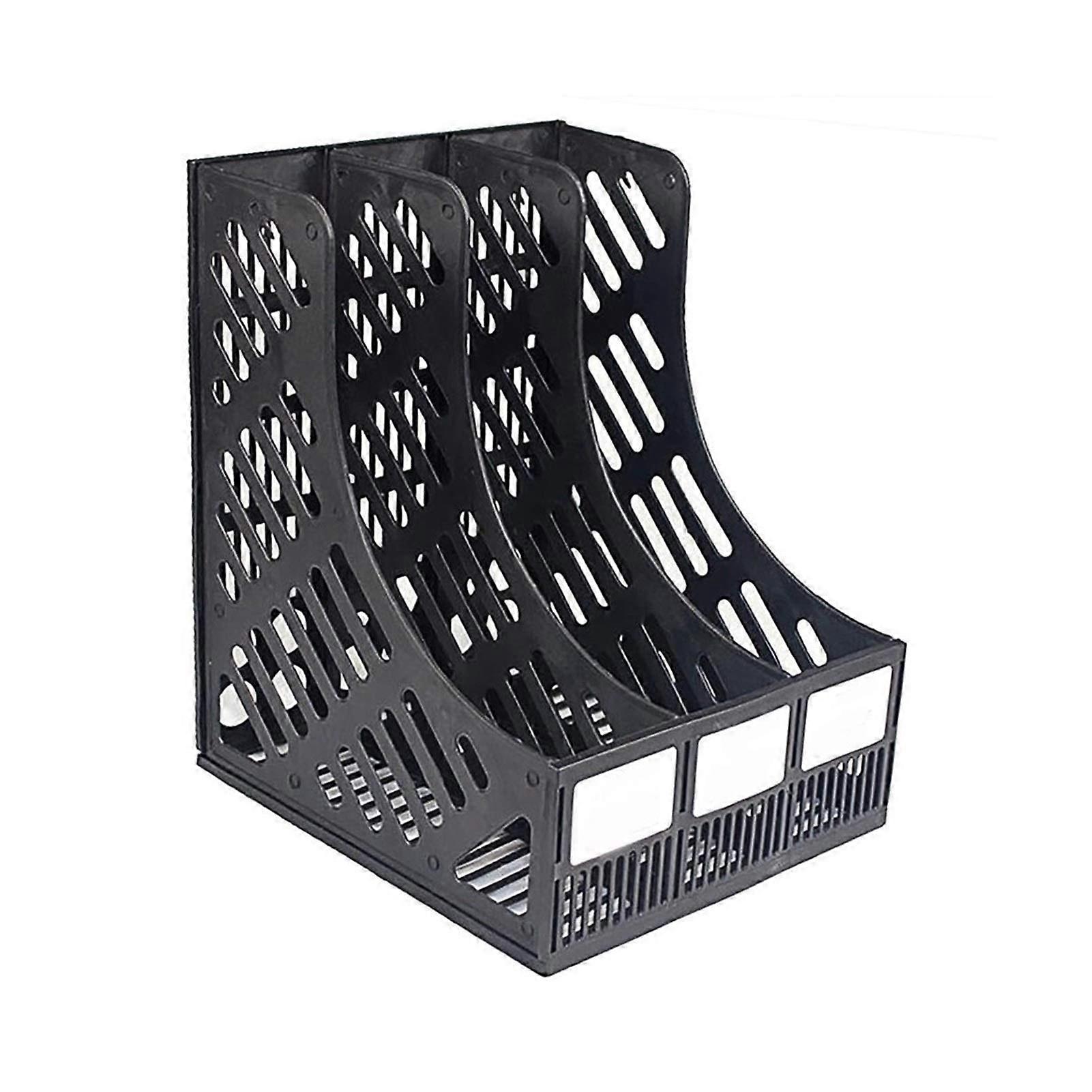 Magazine File Stand Holder for Home Office Document Storage, Desktop Organizer, Durable Style, Color C