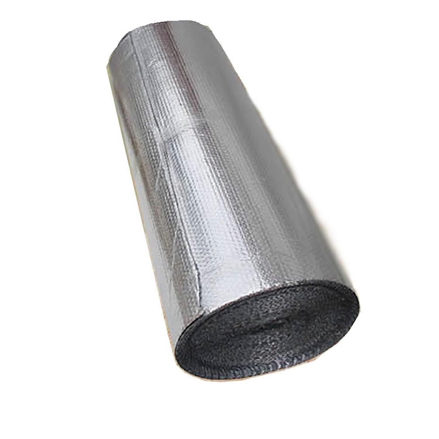 Radiator Reflector Foil, Bubble Insulation, Self-Adhesive Aluminum Roll, 4 mm, Foam Core Radiant Barrier, 1x30m/3.28x98.4 Ft