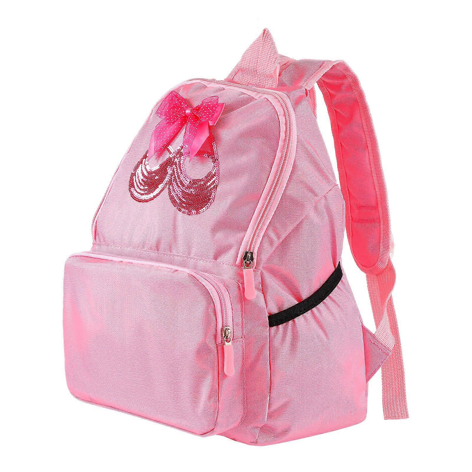 School Bag for Girls Childrens Ballet Bags Adjustable Shoulder Strap 25.00X12.00X33.00cm Durable Material 1Set