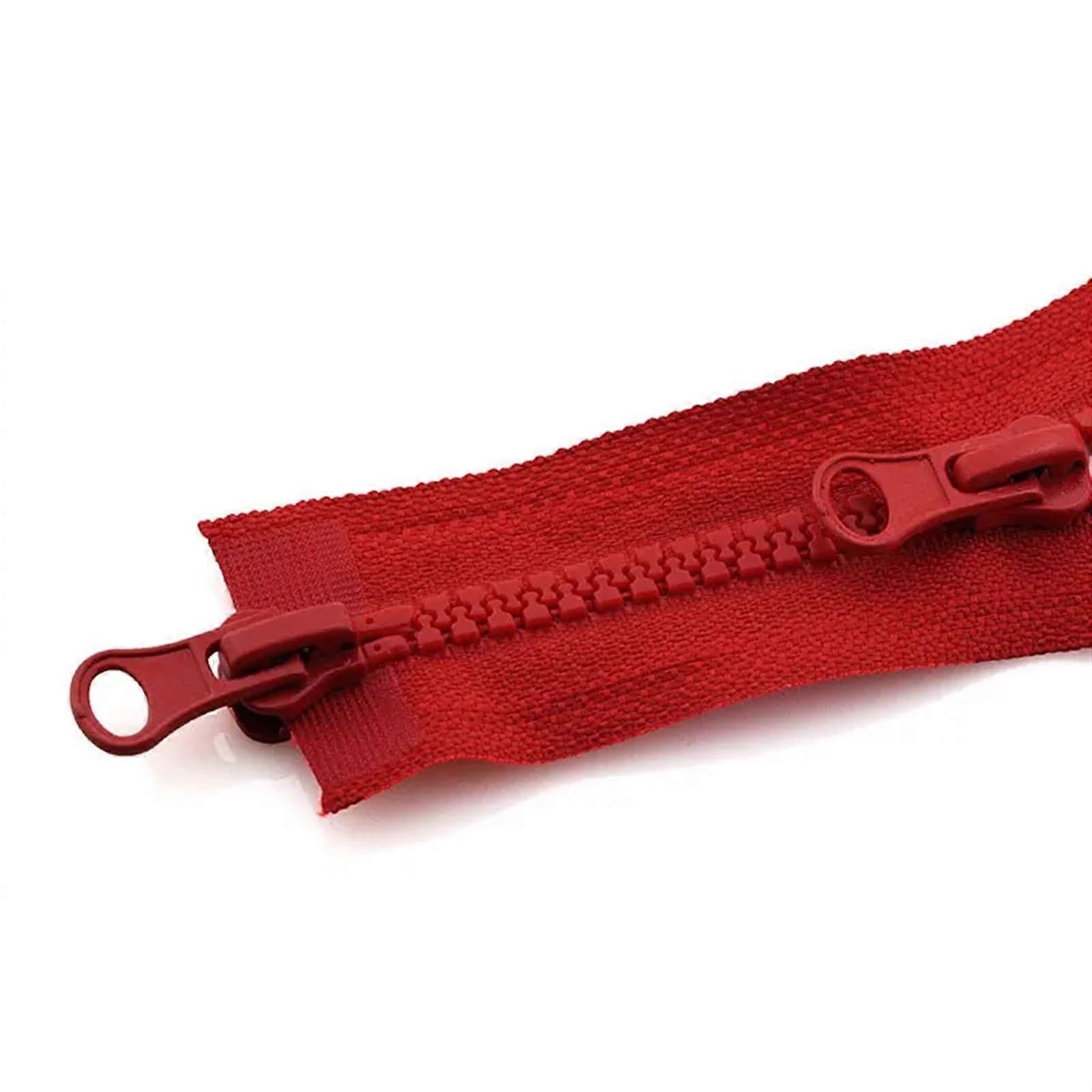 3-Piece Zipper Jacket Two-Way Double Zipper Puller Zipper Accessory for Sleeping Bags 80CM_5# A