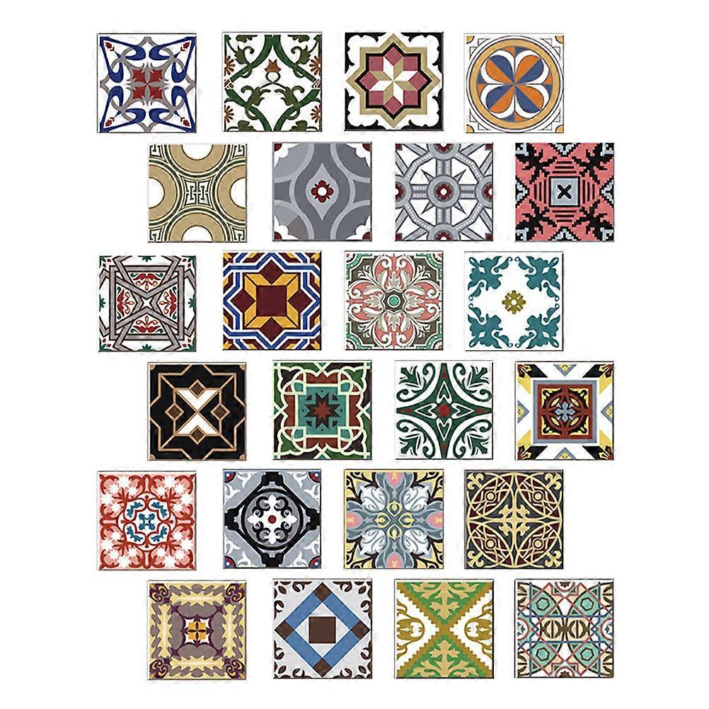 Self Adhesive Tiles Tile Decals for Decoration 24Pcs Stick on Stickers