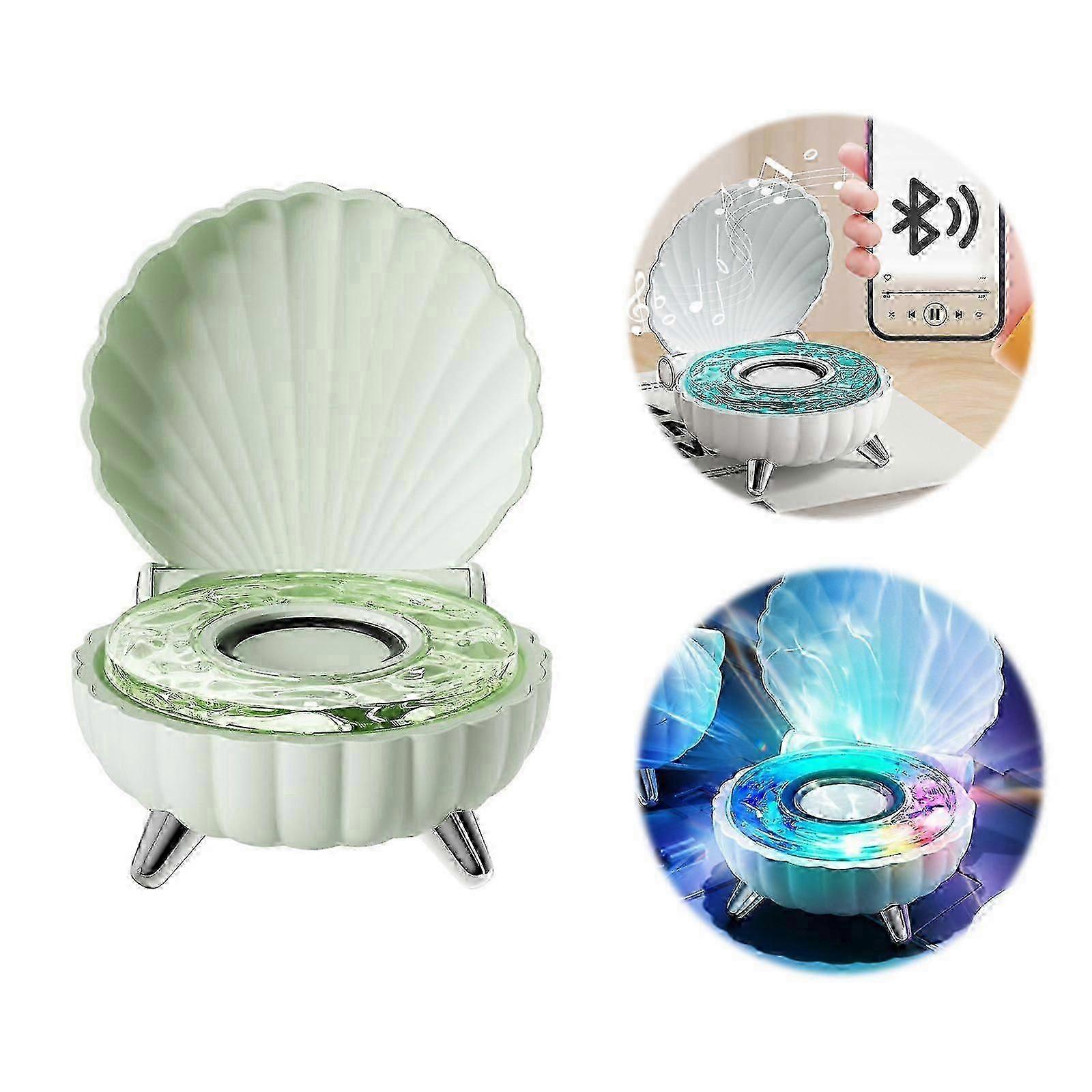 Shell Speaker, Shell Bluetooth Speaker, Mini Bluetooth Shower Speaker with Led Light, Shower Speaker Hot