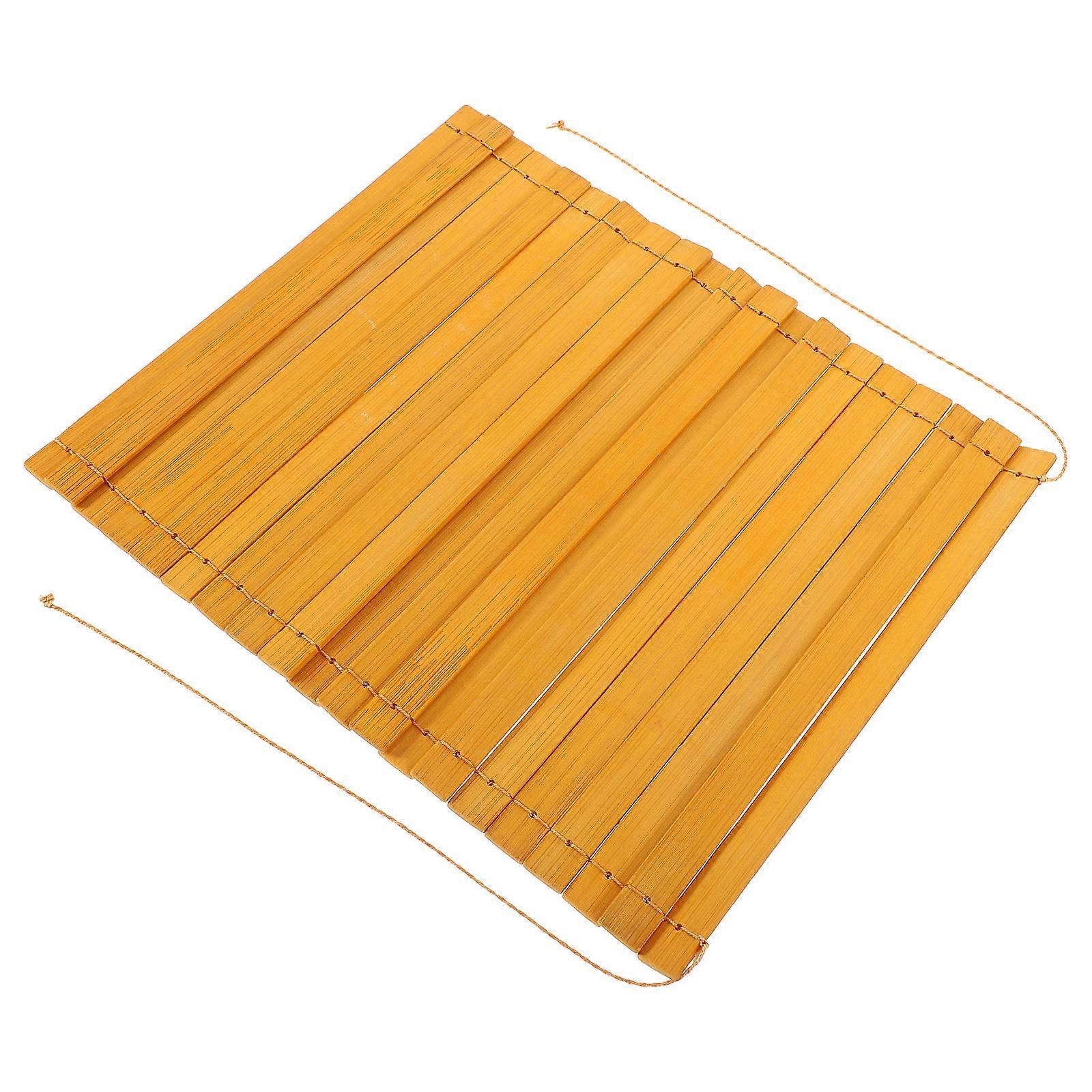 DIY Craft Accessory Bamboo Slips for Decoration Chocolate Color 7 Sheets