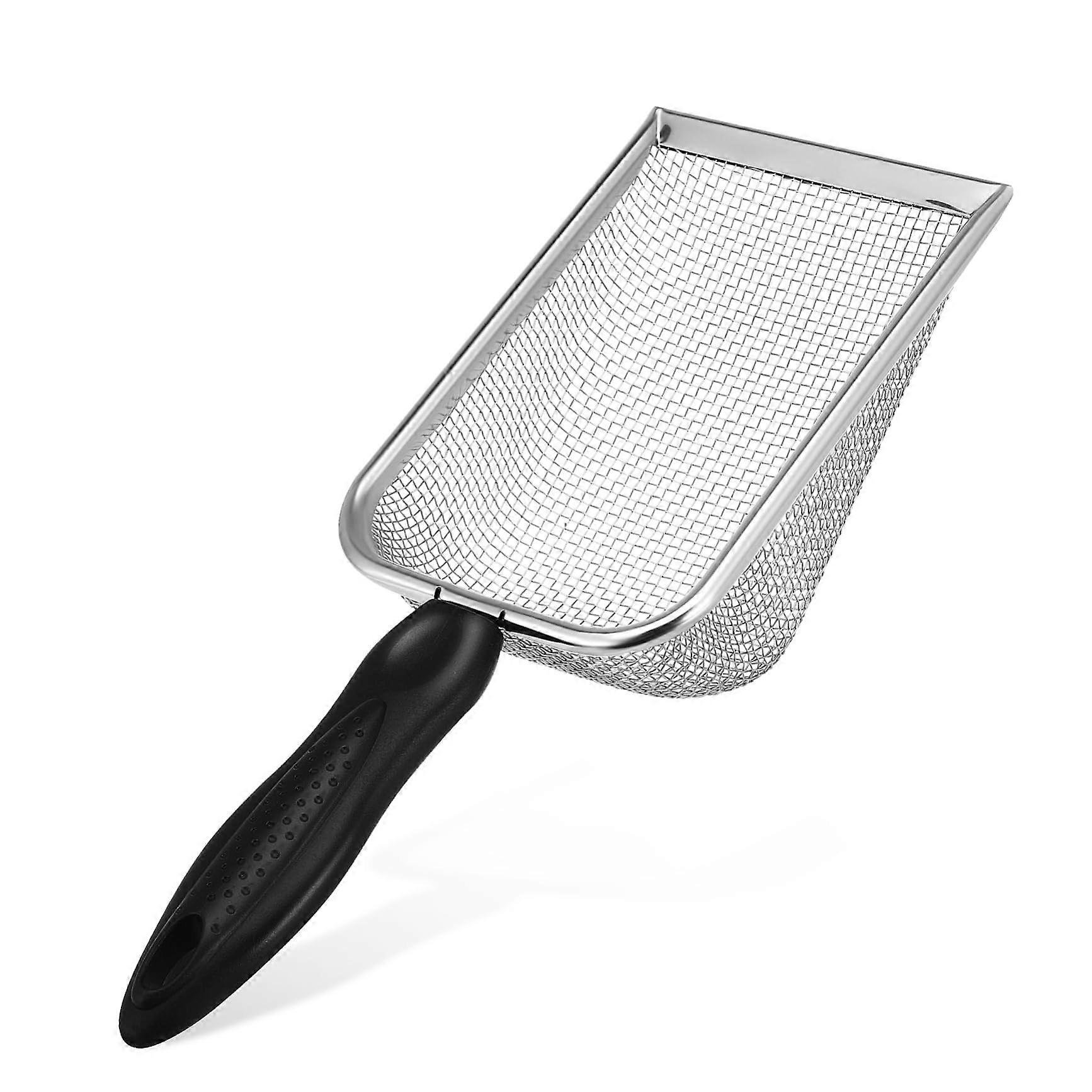 Cat toilet made of performance mesh scoop for cat litter, ergonomic and effective for pet care.
