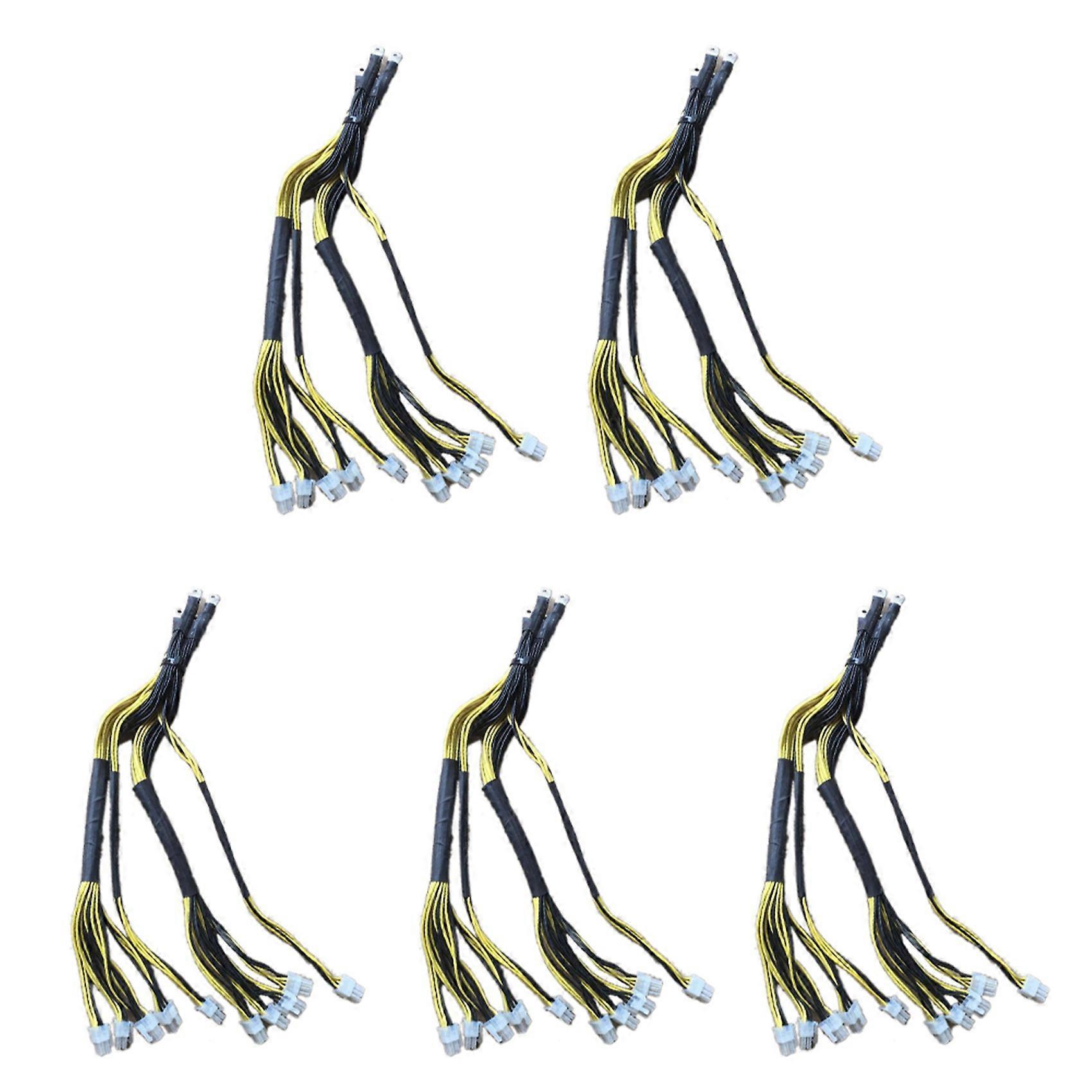 5X 1200W 1600W Output Wire 10 Pin PCIE Powers Connector for Bitmain Antminer APW7 + APW3 PSU L3