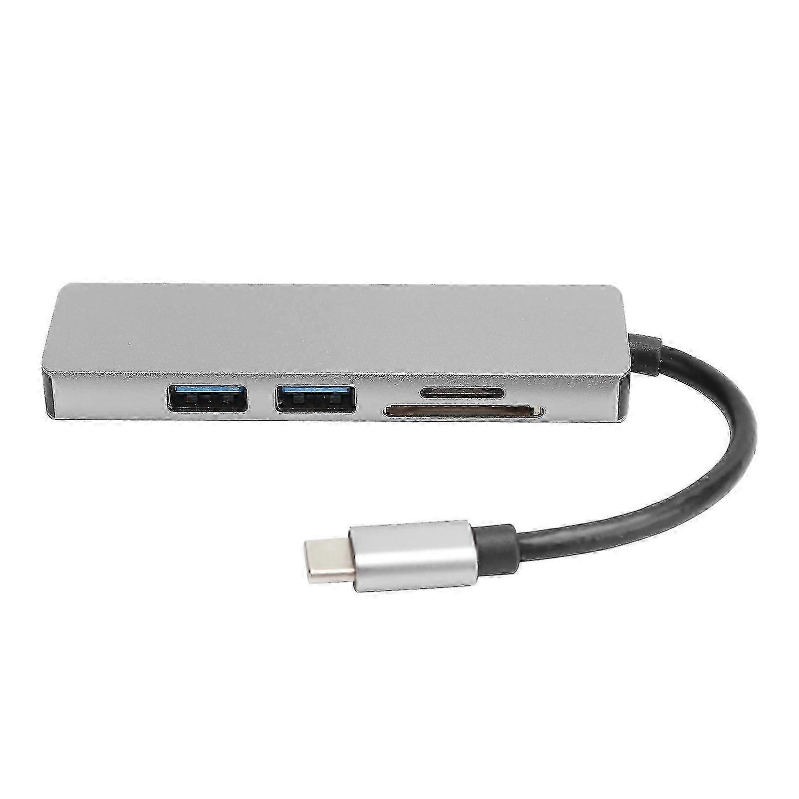 5 in 1 Type C Docking Station USB Adapter with HDMI and Card Reader