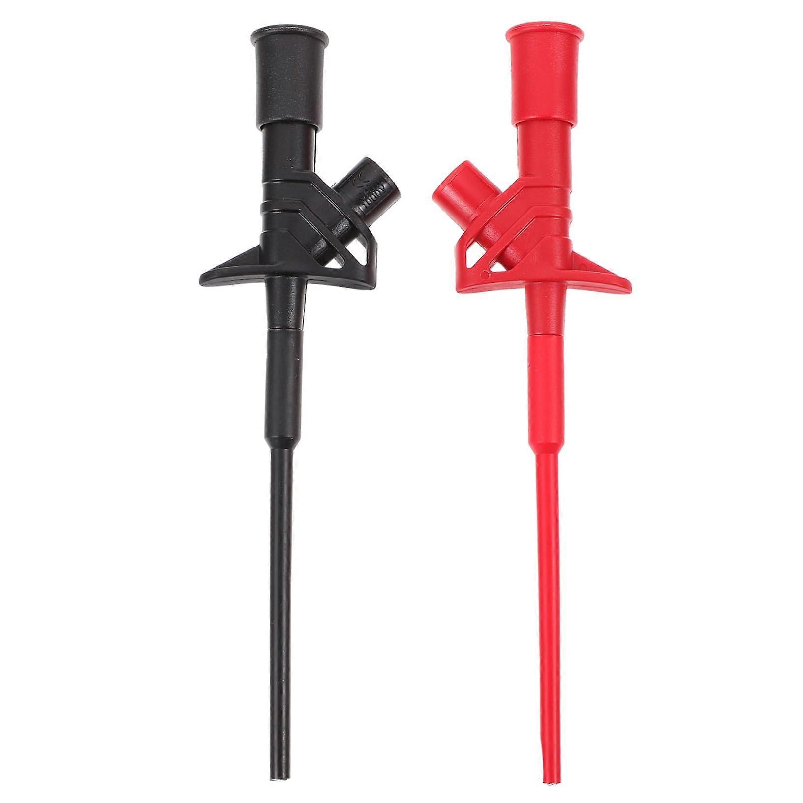 High Voltage Flexible Test Hook Insulated For Quick Test With Sockets For Electrical Tests And Measurements Pack Of 2