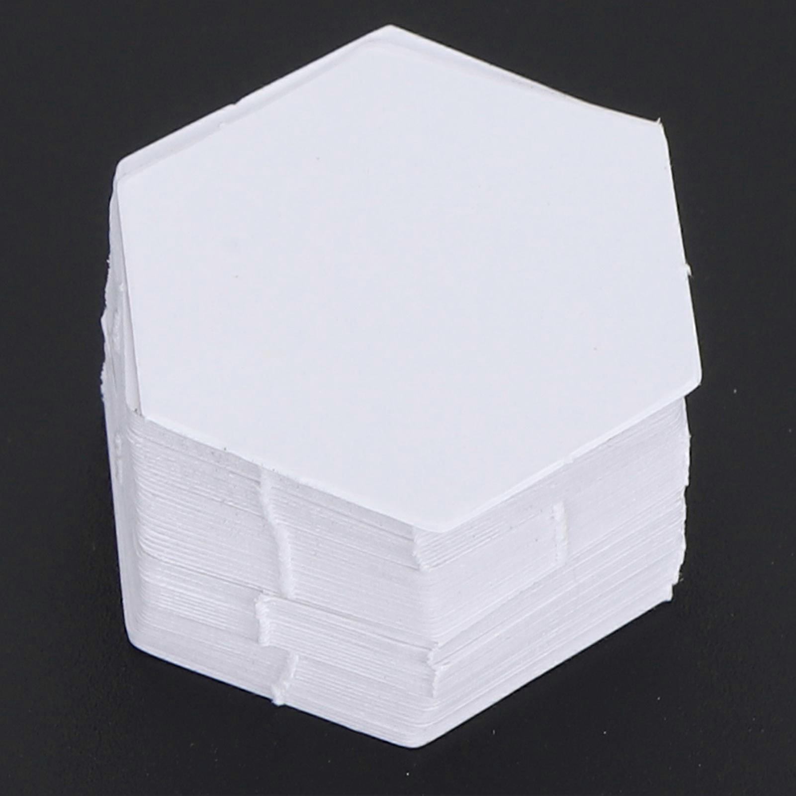 100Pcs PatchWork Template Hex Paper Modelboard Quilting Sewing Craft DIY Stitching Tool(16mm  Hex )