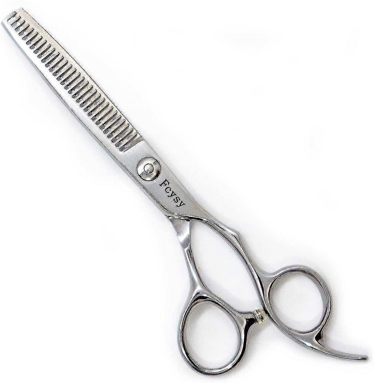 Hair Thinning Scissors- 6 Professional Barber Sharp Layering Haircut Scissors With Adjustment Screw