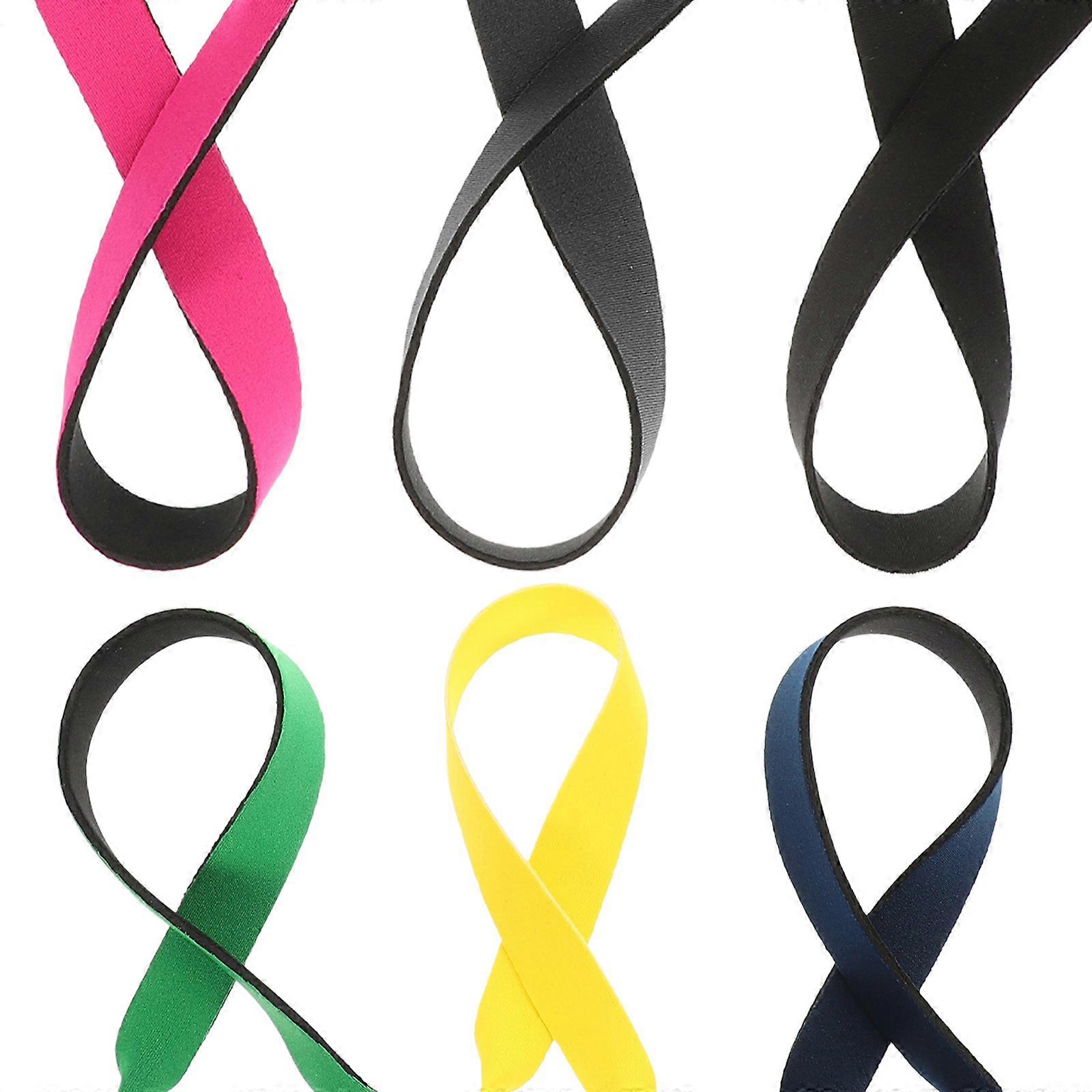 Ethylene Glasses Cord 6Pcs Safety Rope Adjustable Strap for Hiking Fishing Cycling Assorted Color