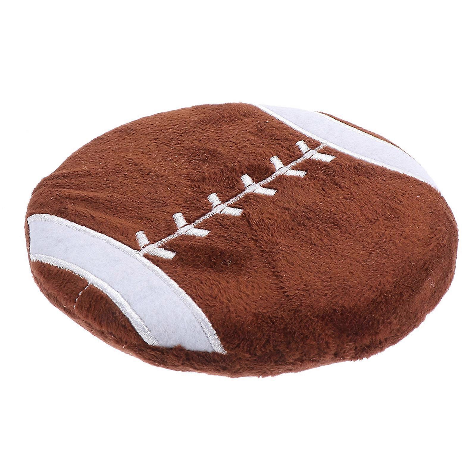 Flying Disc Toy Pet Training Toy Rugby-Shaped For Indoor And 15X15X2.7CM Reduce Loneliness 1Pcs
