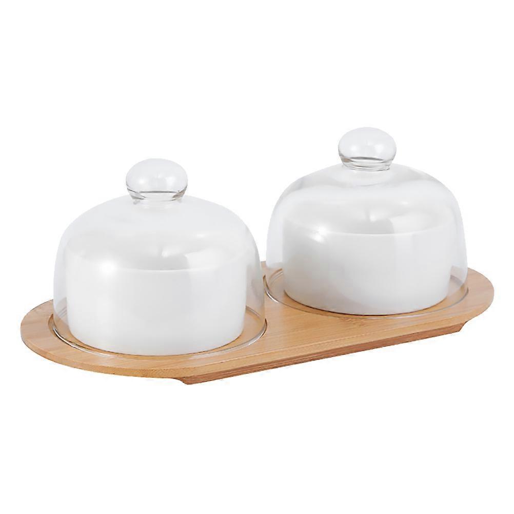 White Salad Serving Bowl Set Ideal For Cocktail Parties And Family Gatherings 1 Set