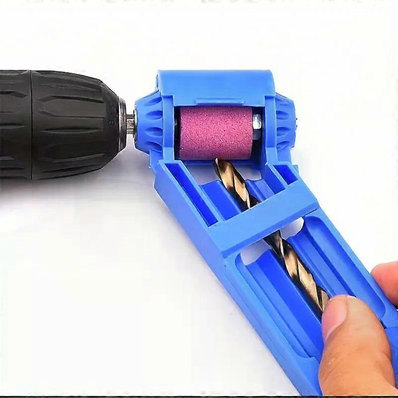 1pc Portable Drill Bit Sharpener With Grinding Wheel For Quick And Easy Sharpening Of Nail Drill Bits Sharp And Ready