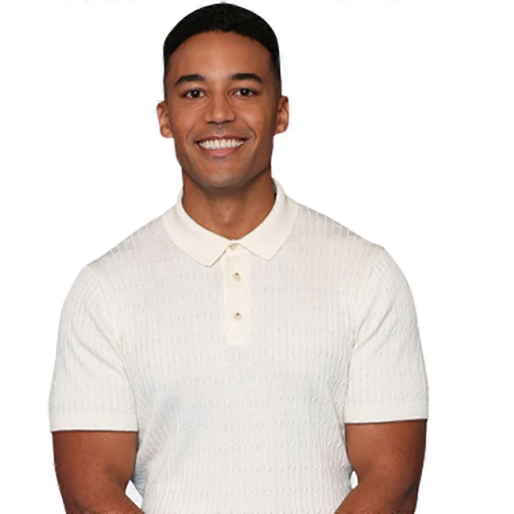 Devon Terrell (White Outfit) Half Body Buddy Cutout