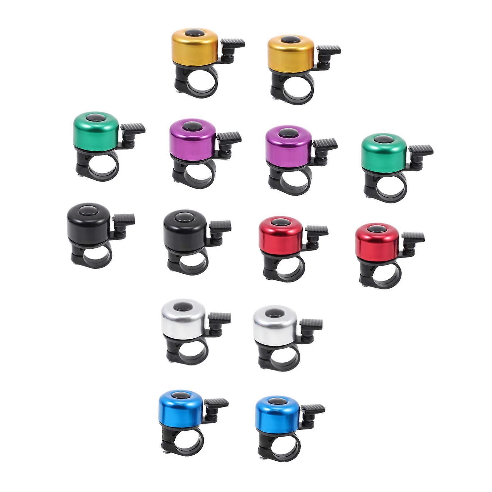 14-Piece Adjustable Bicycle Bell Set For Mountain Bikes And Scooters - Easy Install Adjustable Position Classic Design