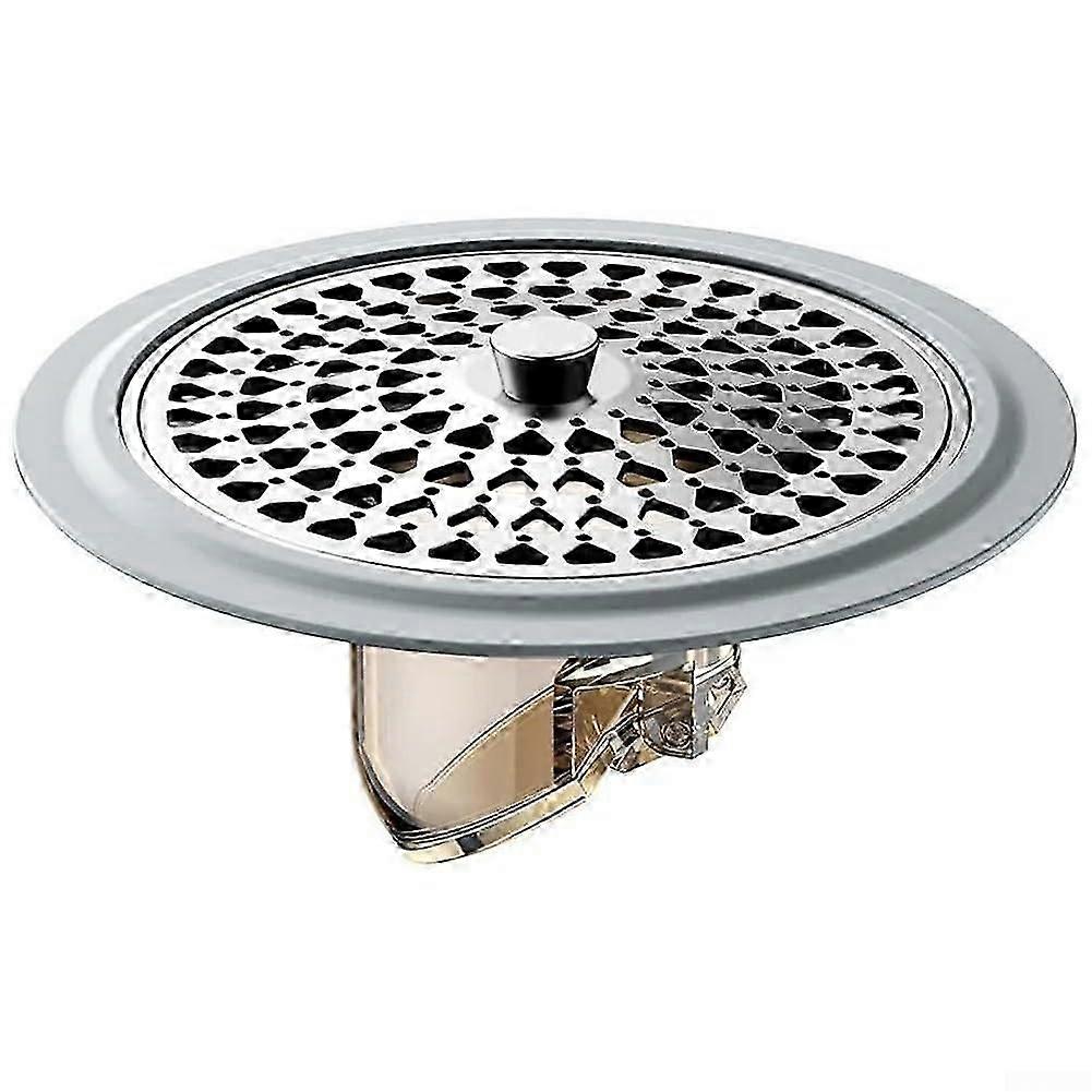 Efficient water flow and odor control floor drain for showers and toilets
