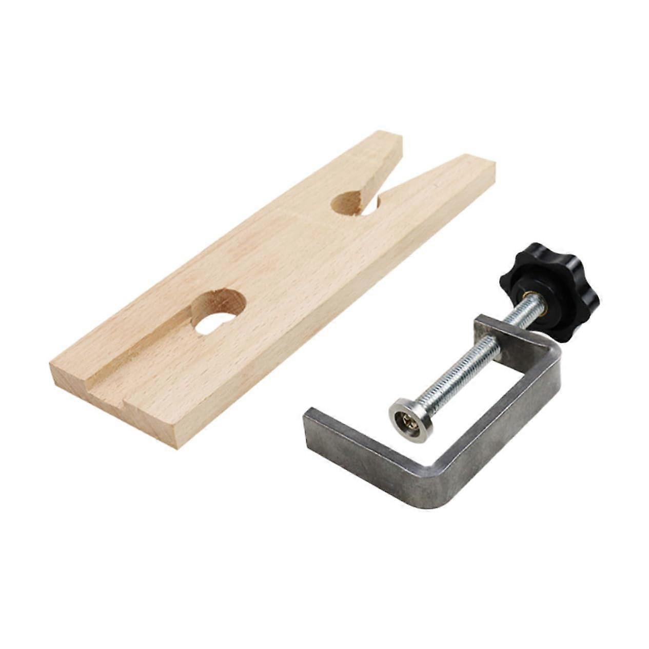 Wooden Table Vice Bench Pen Soldering Mat Tool Practical Tilt Table Clamp Bench Iron