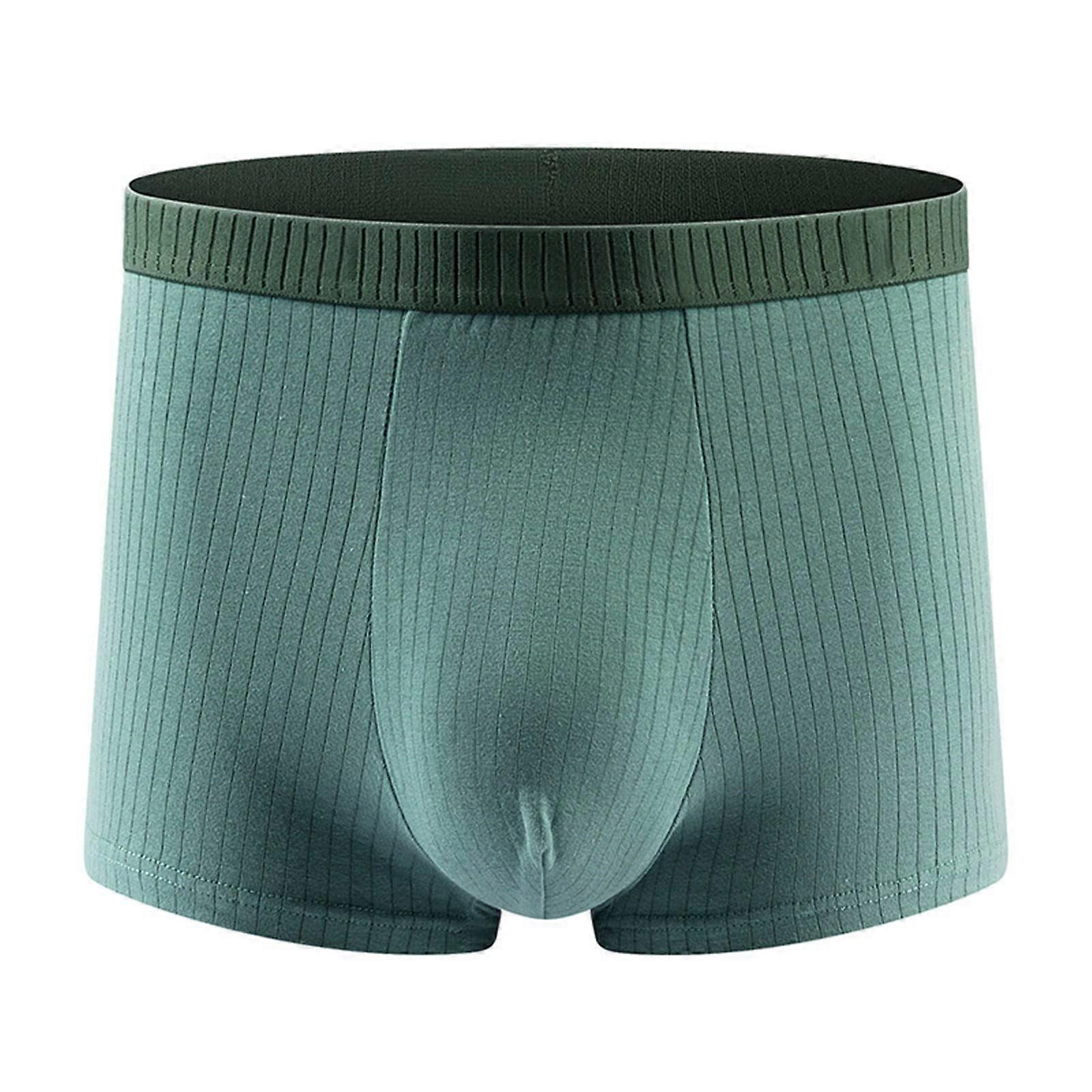 Herren Unterhosen Boxershorts, Atmungsaktive Stretch Trunks für Herren in L, Mittlere Taille, Lässige Retroshorts aus Baumwolle