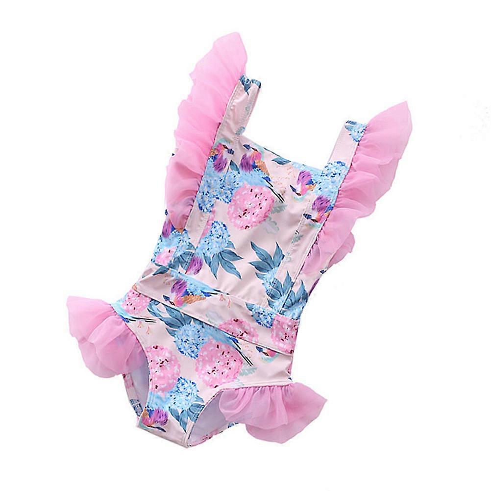 Toddler Swim Suit Designed For Beach And Pool Activities In Comfortable Pink 1Pack