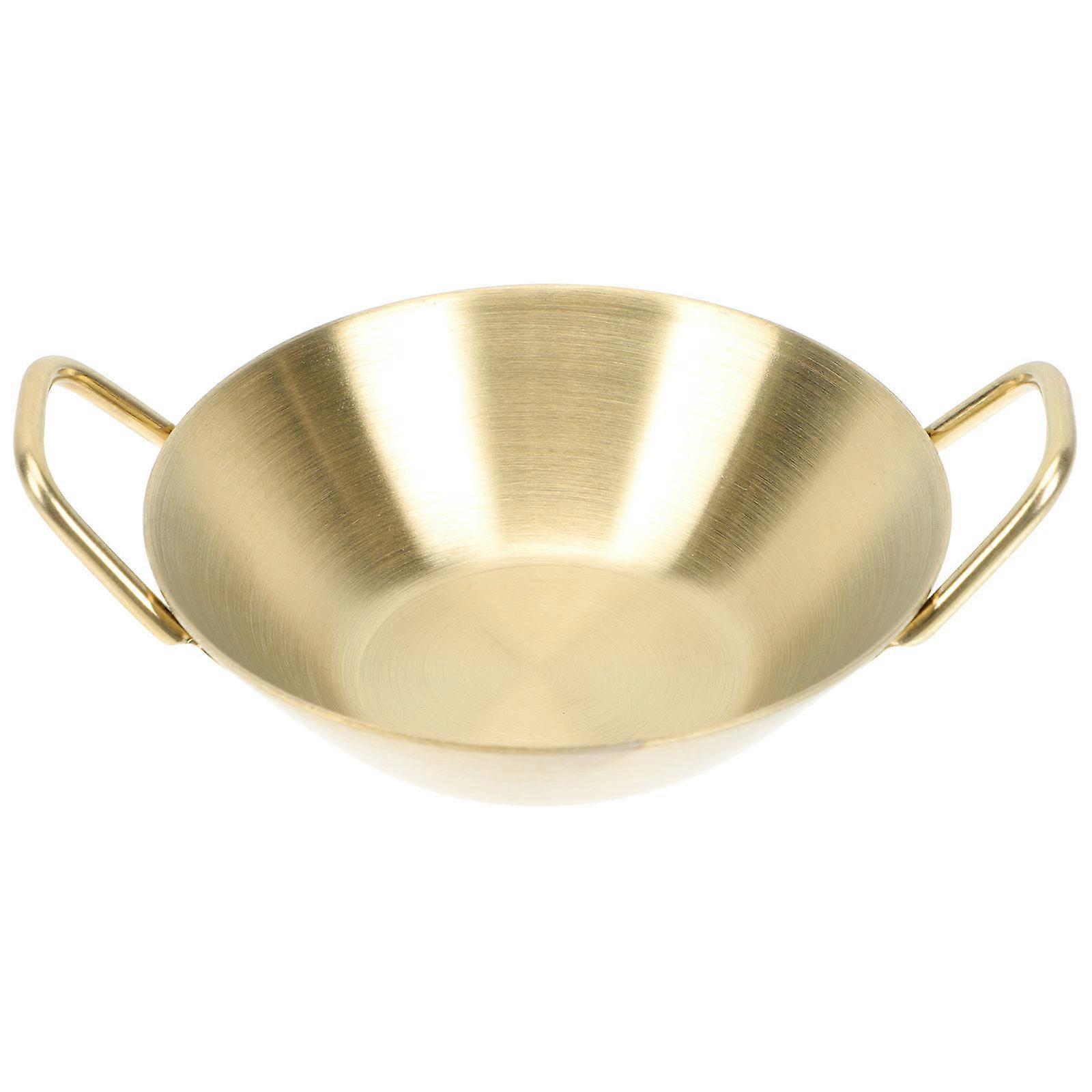 Square Stainless Steel Condiment Tray Set For Restaurant Use And Japanese Food Store Use In Golden Color For Seasoning Storage