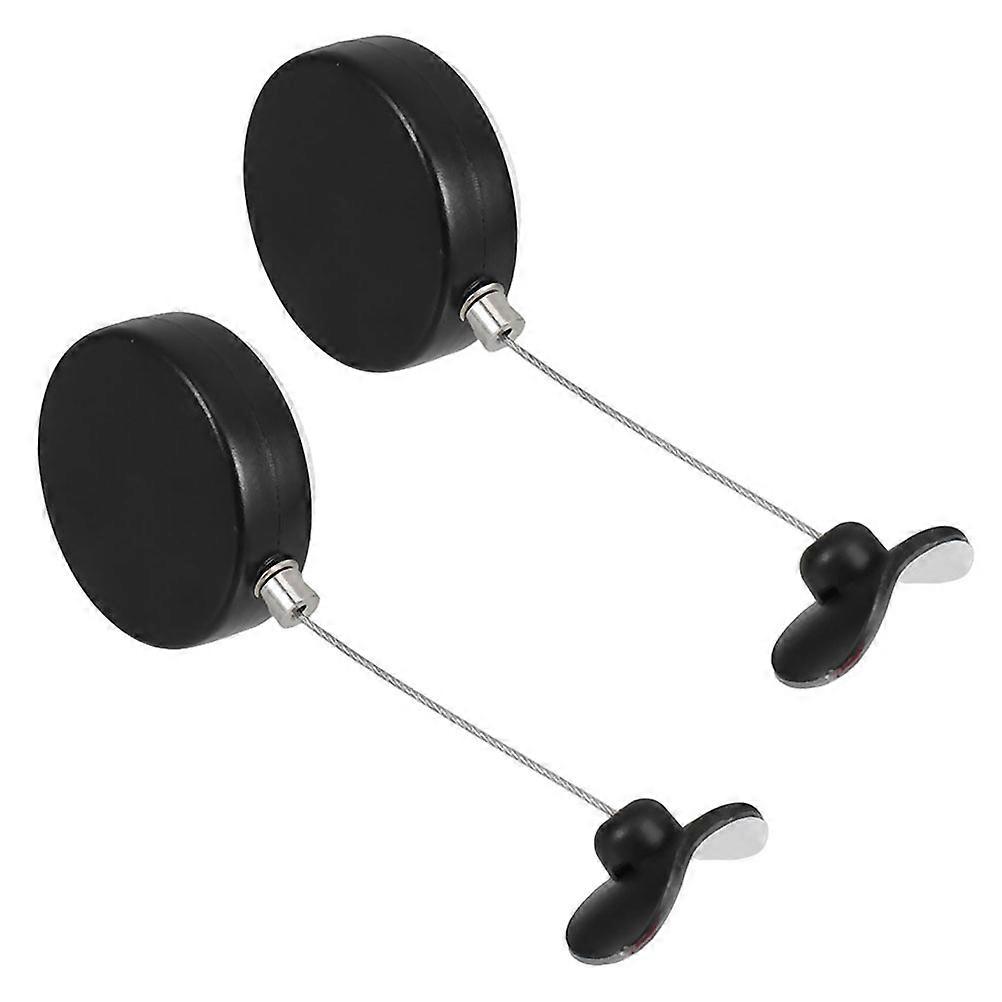 Retractable Security Cable Lock Durable Steel Wire Rope for Remote Controllers, Travel Friendly Design, Automatic Retraction for Home and Outdoor