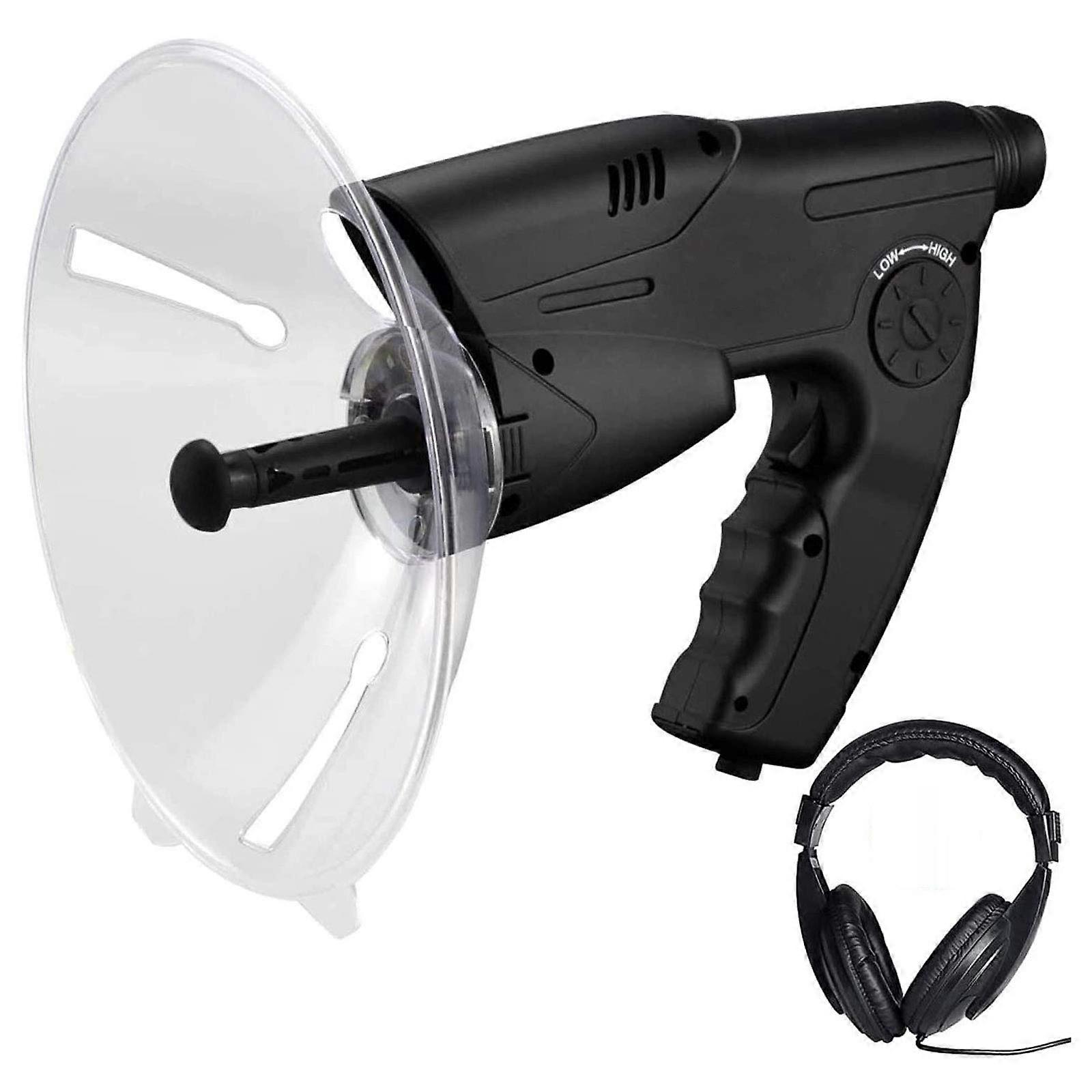 Portable Parabolic Microphone Monocular X8 Bionic Ear Sound Amplifier for Nature Observation and Hearing Enhancement