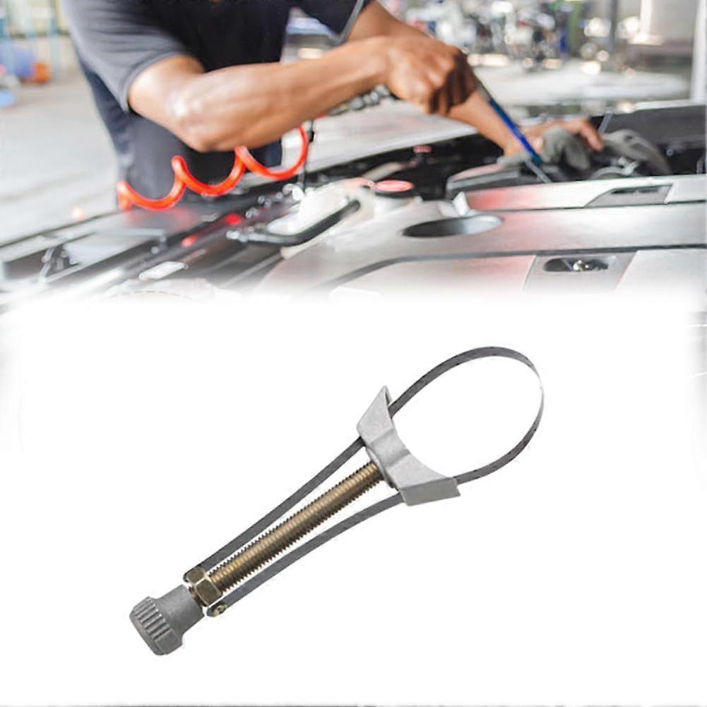 Car Oil Filter Removal Tool Belt Wrench Adjustable 60mm to 120mm Heavy Duty Pliers for Efficient Oil Filter Removal
