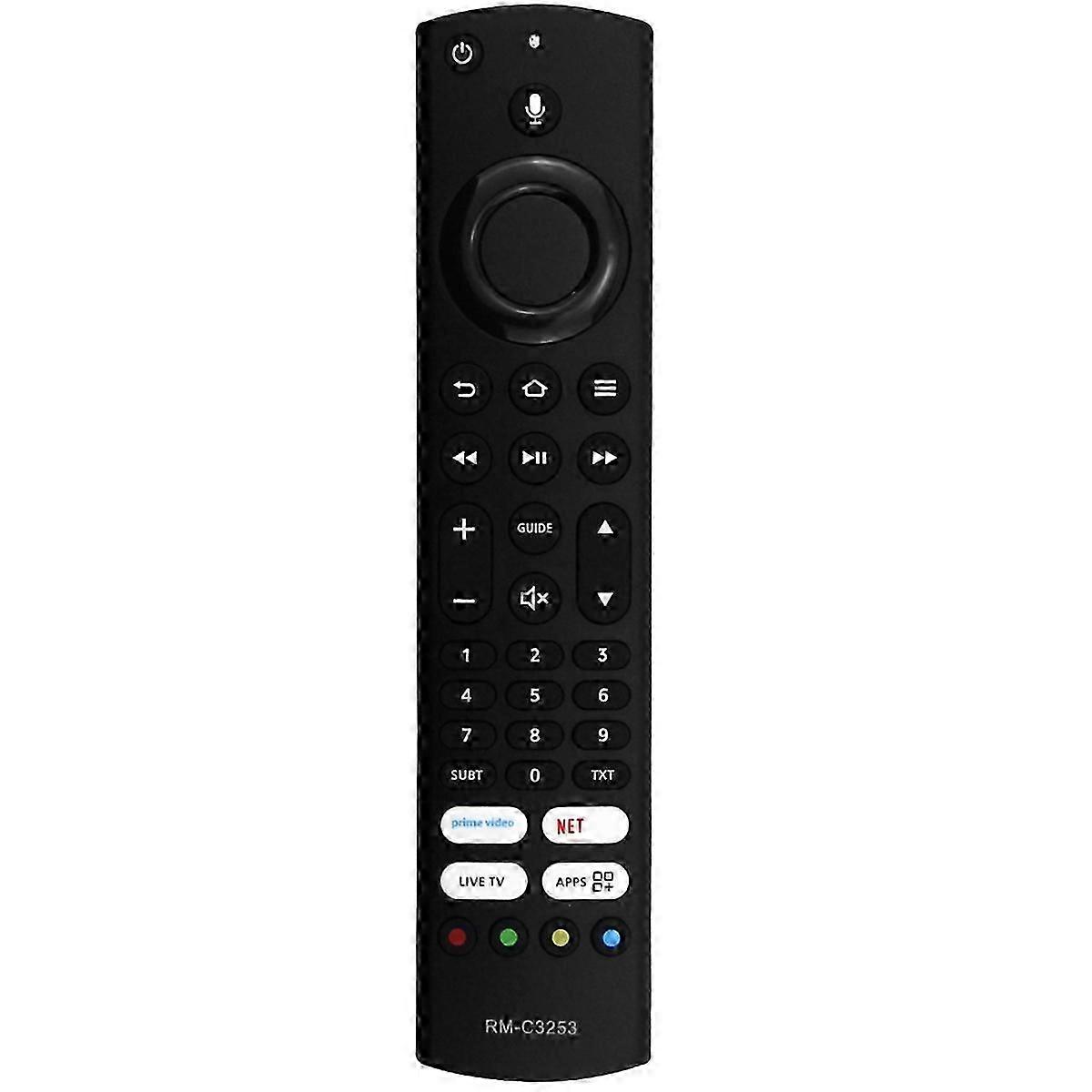 Replace RM-C3253 Voice Remote Control for JVC Fire TV LT-49CF890 LT-55CF890 LT-40CF890 LT-50CF890