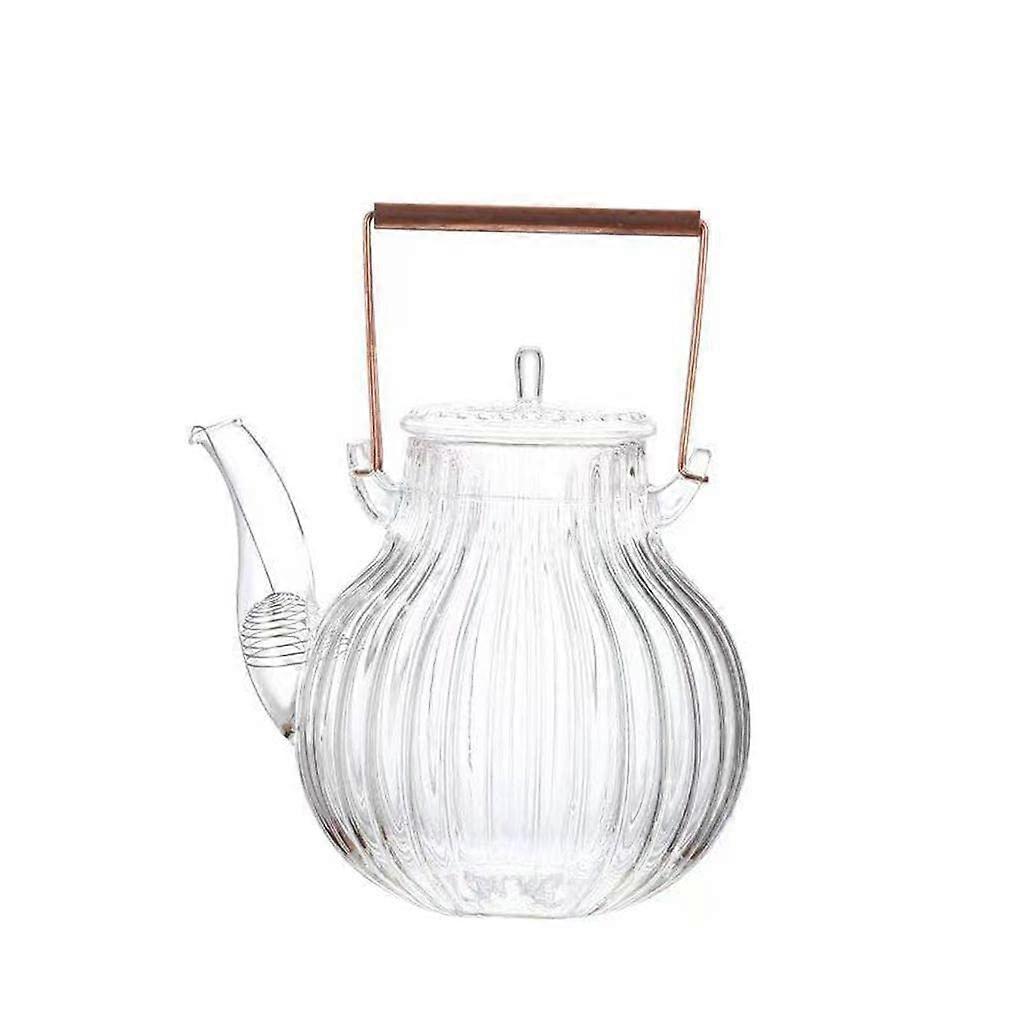 玻璃茶壶套装茶具耐热透明咖啡牛奶