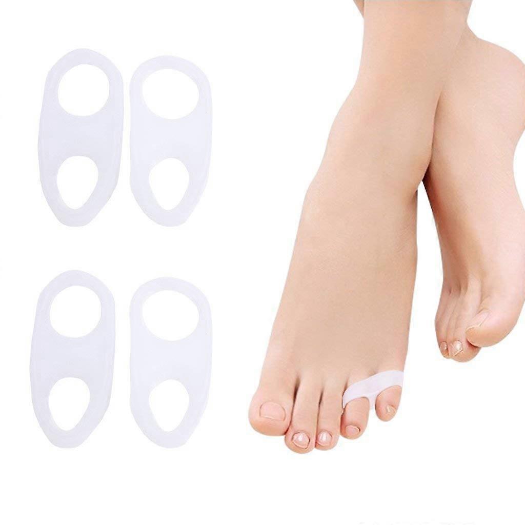 Valgus Corrector Silicone Gel For Hallux Valgus, Bunion Separator And Toe Straightener, 2 Pairs