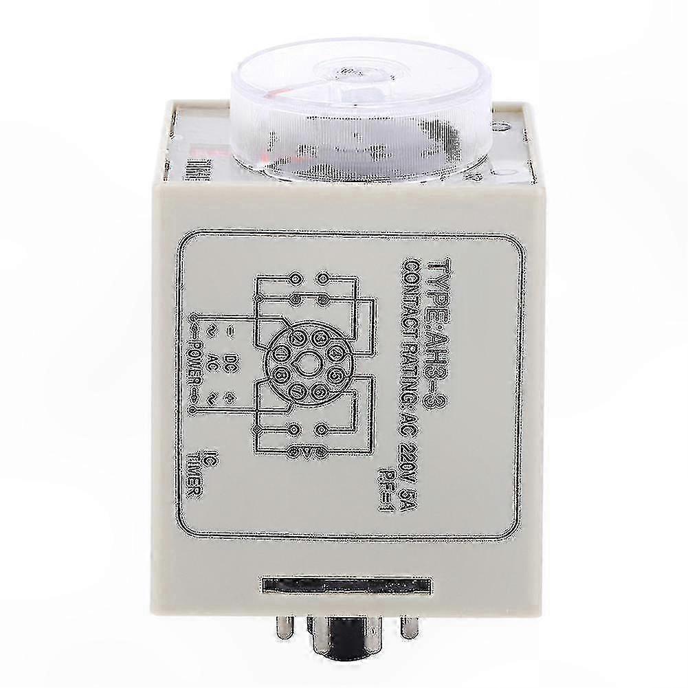 Adjustable Time Relay Delay Timer Switch for AC 220V Automatic Control Systems