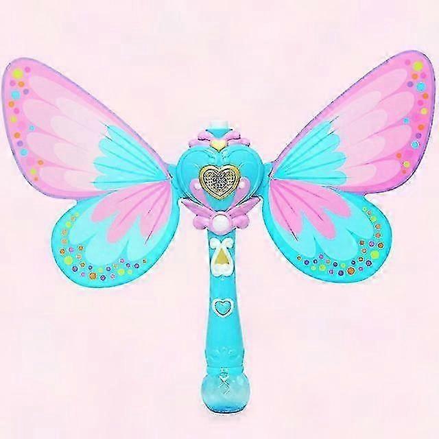 Magic Wing Electric Wand Automatic Soap Bubble Blowing Machine for Kids