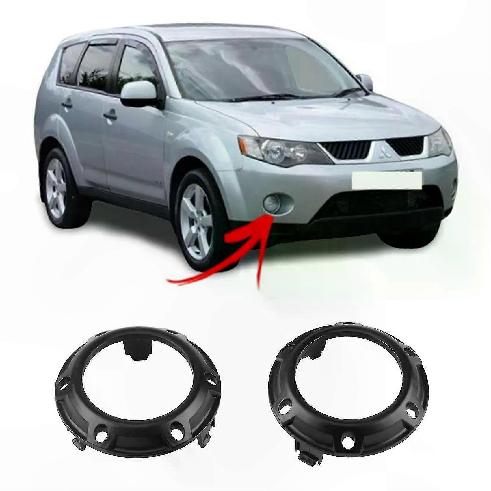 2-Pack Front Fog Light with Black Frame for 2007-2009 SUV Models