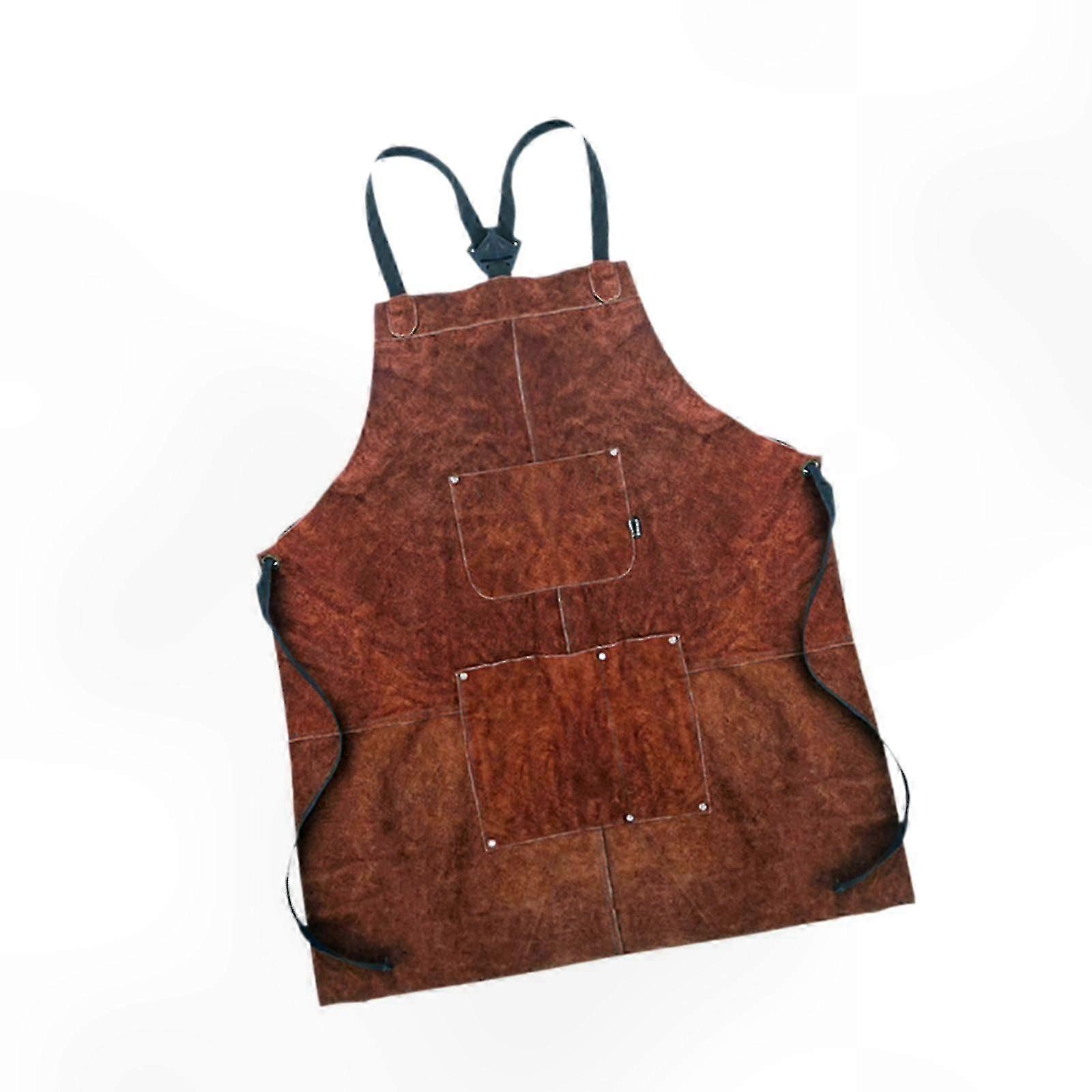 Oil Resistant Industrial Apron for Welders, Butchers, and Kitchen Use - Suitable for Workshop Garage Applications