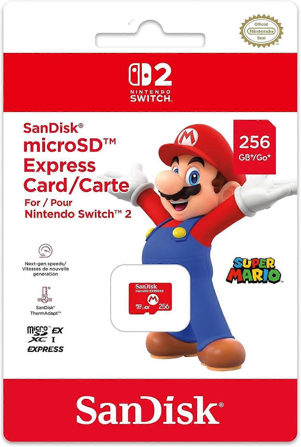 SanDisk microSD Express Card for Nintendo Switch 2