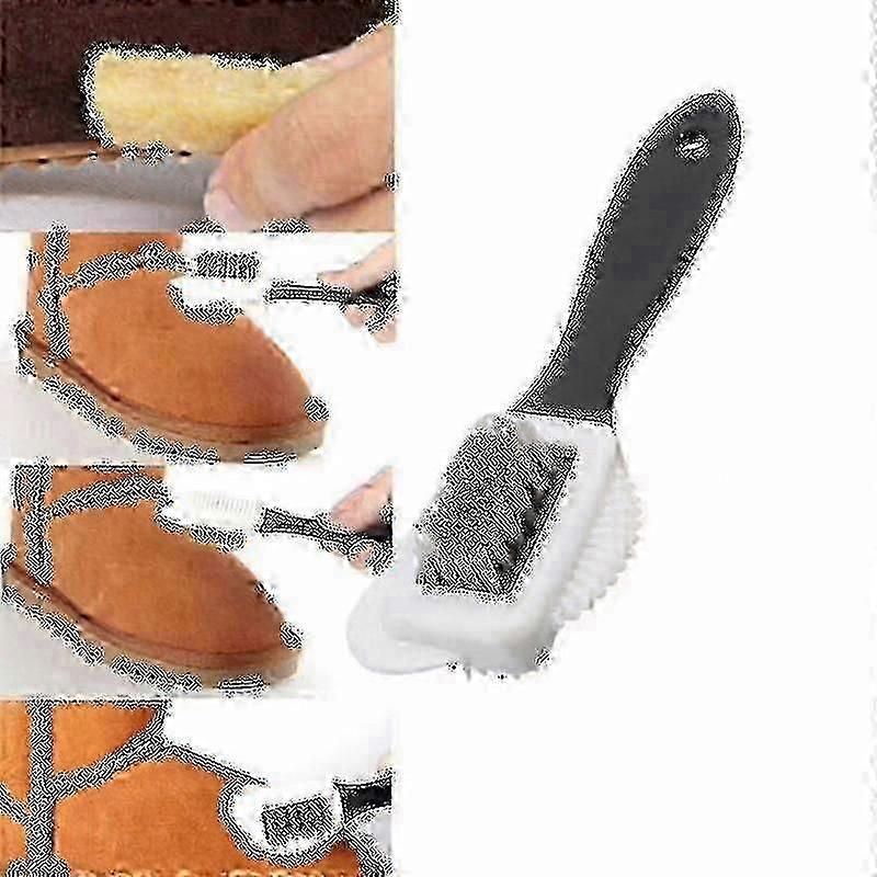 Kit de nettoyage de chaussures en daim avec brosse et gomme pour chaussures, bottes, vestes - GXCC