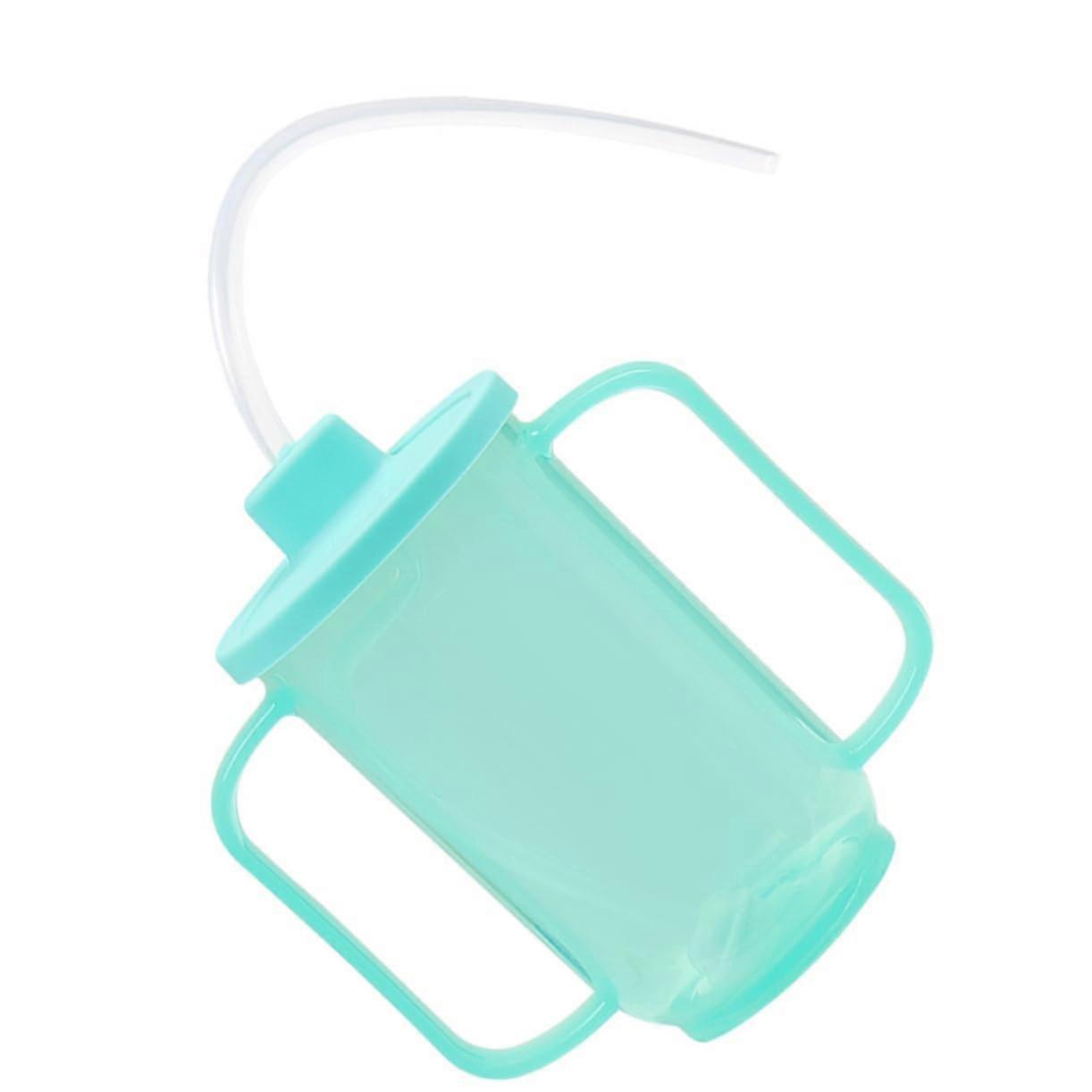 Liquid Feeding Cup for Disabled Adults with Spill Resistant Straw