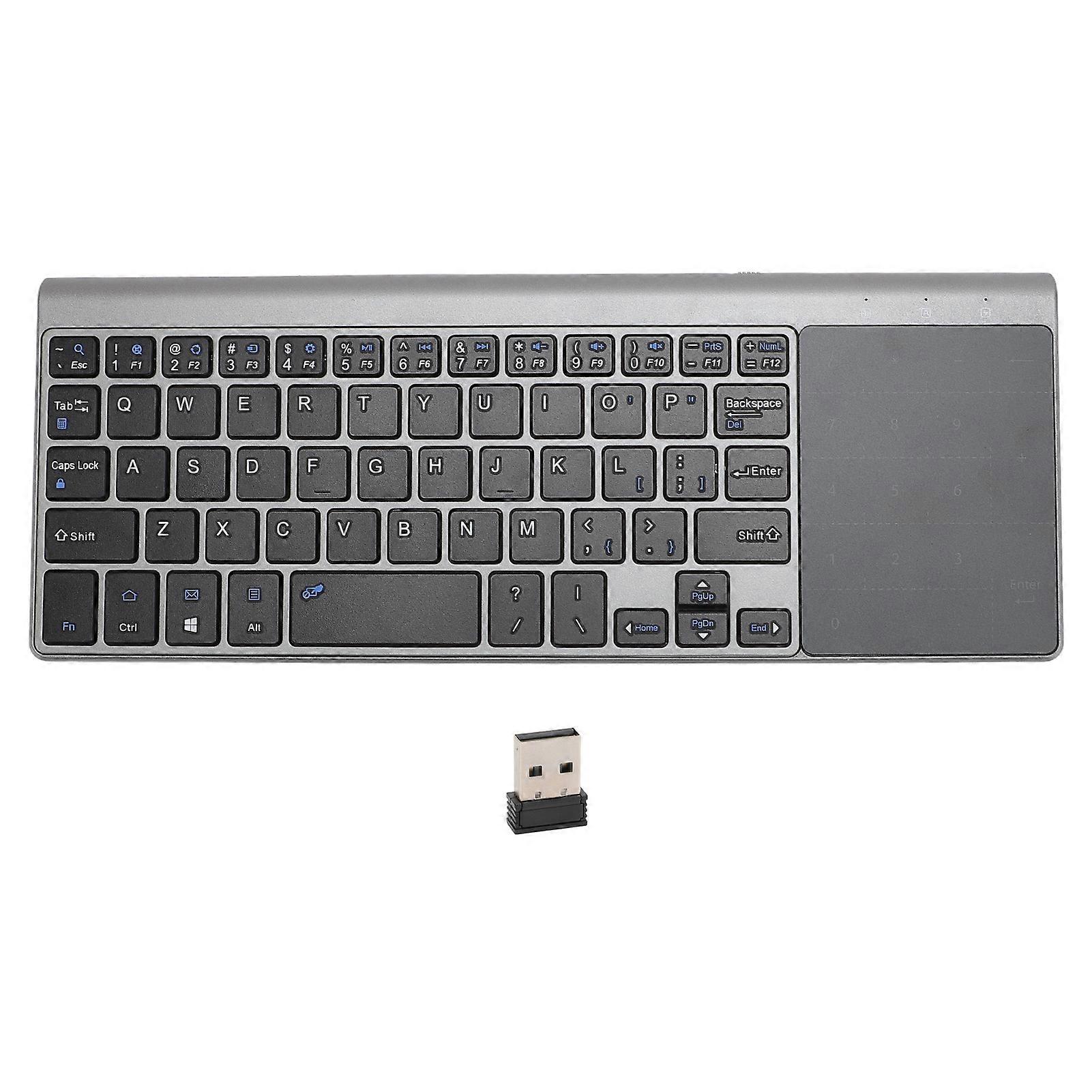 Mini Wireless Keyboard with Touchpad 2.4G Portable Keyboard for Computer Laptop TV