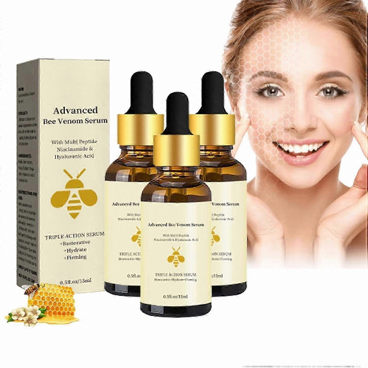 Anti-Aging Hyaluronic Acid Face Serum with Collagen, Moisturizing Skin Treatment for Wrinkle Reduction and Radiant Glow