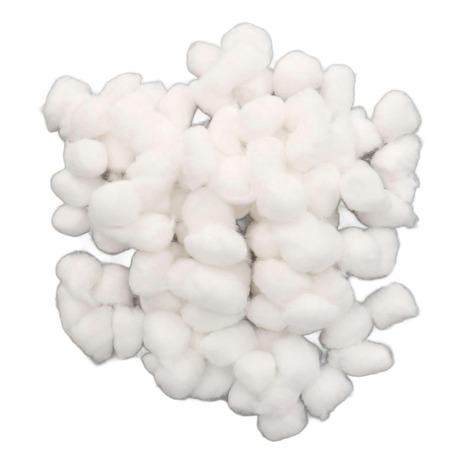 Hamster Cotton Ball Winter Warm Soft Small Animal Bedding Cotton Ball for Hamster Syrian Hamster Chinchilla White