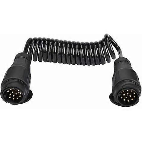 13 Pin Trailer Plug Wiring Spring Cable Connector Adapter for Trailer Caravan