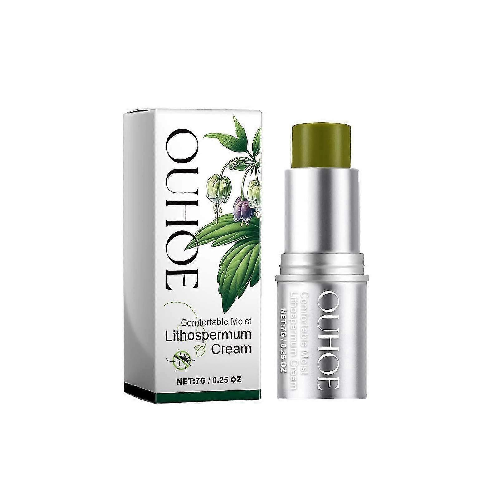 Herbal Comfrey Mosquito Repellent Balm Stick, Soothing Comfrey Lithospermum Mosquito Cream, Reduce Pain and Itch, Pocket Size for Summer Outdoor