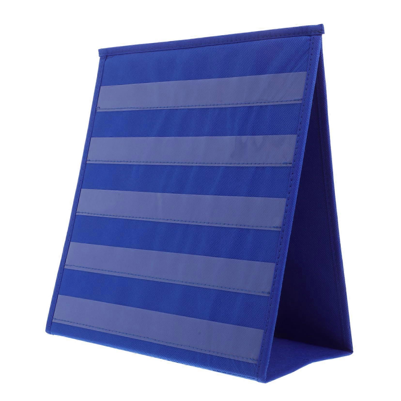 DualSided Tabletop Pocket Chart Classroom Mini Display Organizer With Expanded Capacity Teaching Cards Desk Use Notes