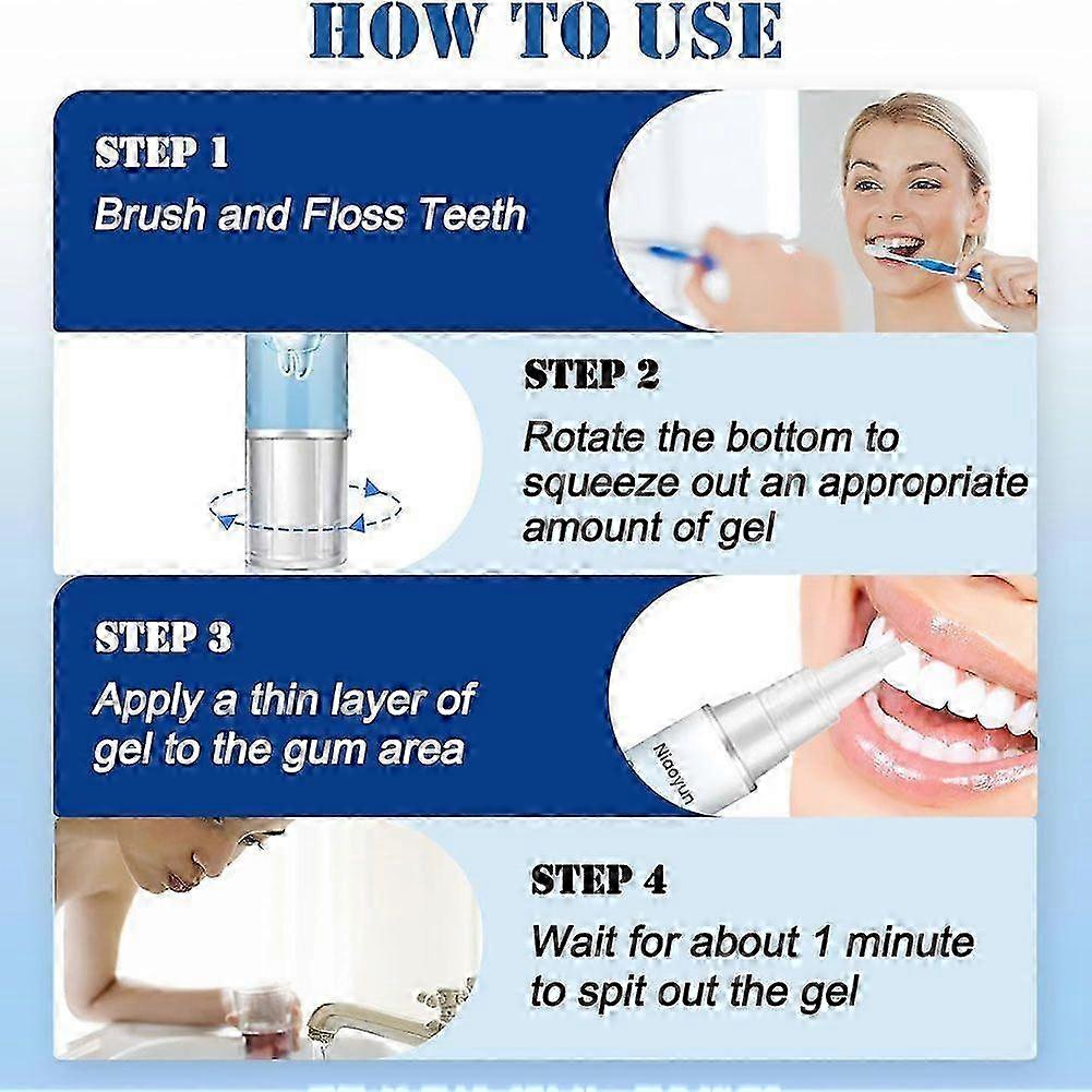 3-10pcs歯肉修復ジェル再構築強化白化呼吸の炎症を取り除く口腔歯の悪い保護抗歯肉汚れ後退